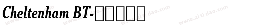 Cheltenham BT字体转换